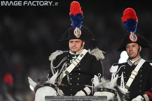 2016-06-17 Milano 057 Carosello Carabinieri a cavallo